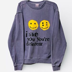 Cactus Plant Flea Market CPFM I Like You You're Different Crewneck Sweatshirt M